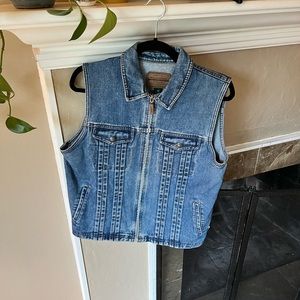 Ralph Lauren Zip up Denim Vest